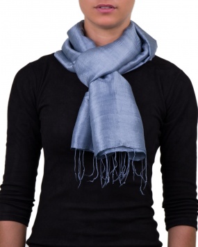 Foulard soie COCOON UNIE fjord femme