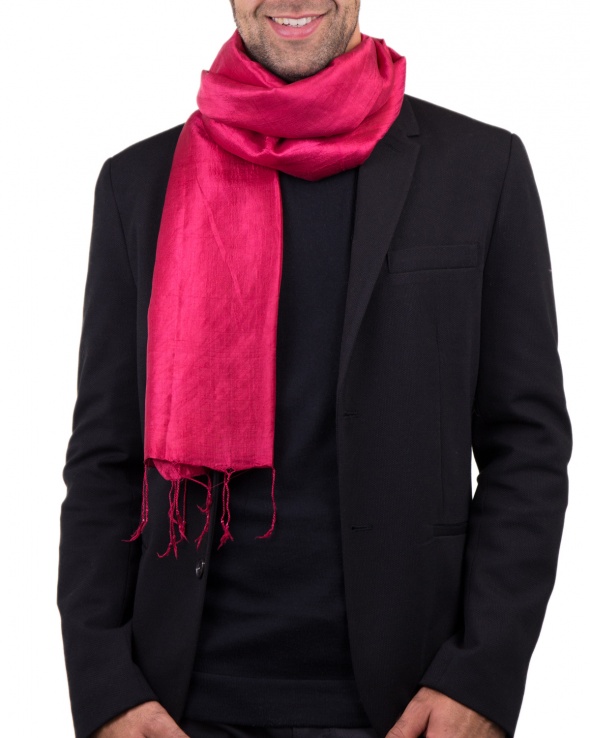 Foulard soie COCOON UNIE madras homme