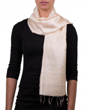 Foulard soie COCOON UNIE nut femme