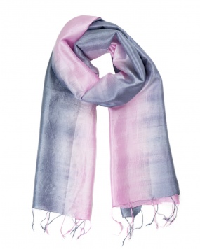 Foulard soie COCOON BI candy femme