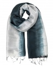 Foulard soie COCOON BI graphite femme