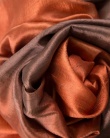 Foulard soie COCOON BI pimiento femme