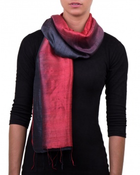 Foulard soie COCOON BI tango femme