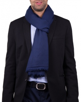 Echarpe viscose MANALI navy homme