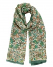 Foulard soie MAIA arabesk green femme