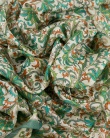 Foulard soie MAIA arabesk green femme