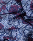 Foulard soie MAIA snake blue femme