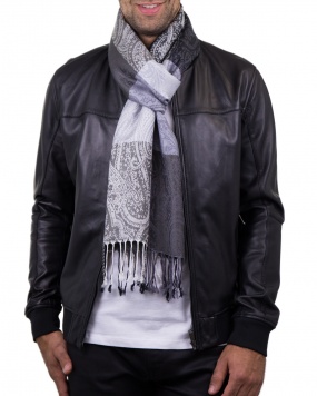 Echarpe viscose ARYA gray homme