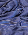 Echarpe laine BONI indigo homme